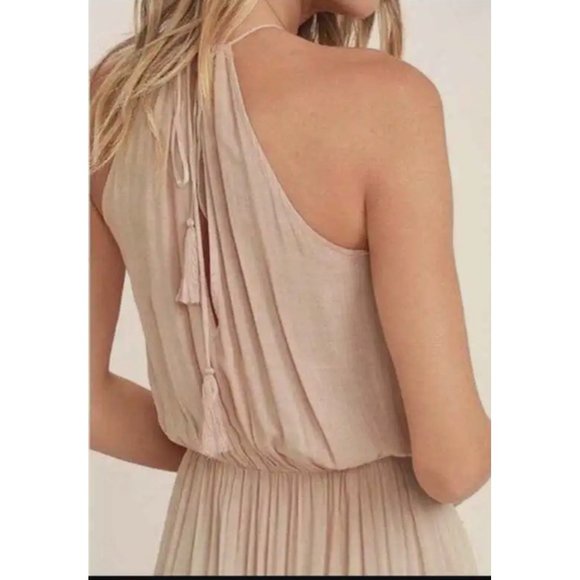 Lulus Sweet Sunset Dip Dye Maxi Dress Size Medium - Picture 8 of 8